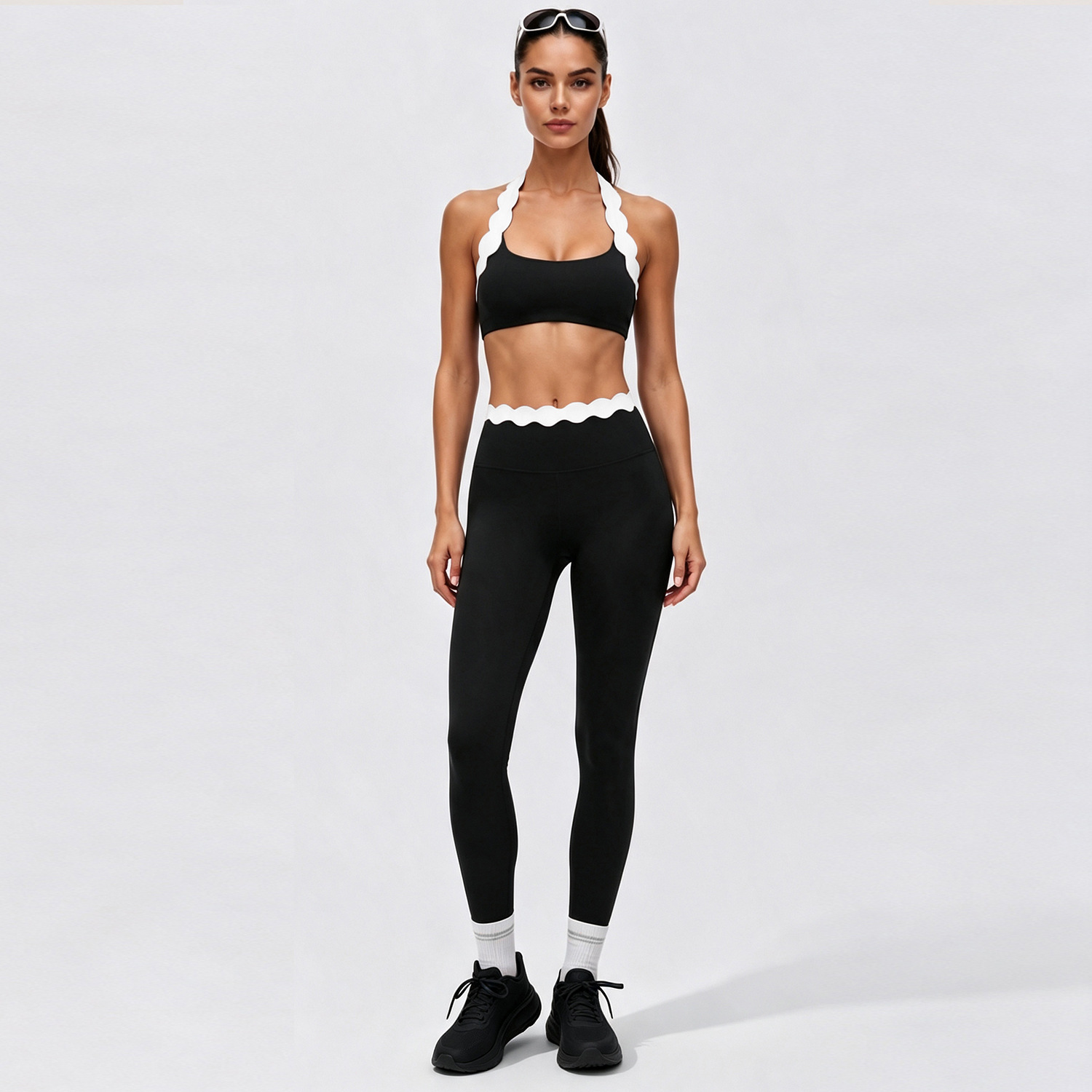 Ensemble de yoga 2 pièces pour - Lace Bralette Set avis et prix