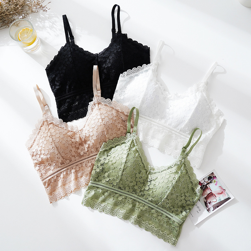 Débardeur sans coutures, une s - Lace Bralette Set avis et prix